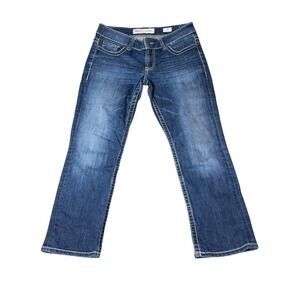 BKE‎ Buckle Dakota Jeans Women 29 (29x26) Blue Denim Bootcut Stretch Dark Wash